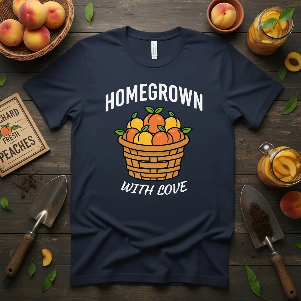 Homegrown With Love Peach Garden T-Shirt