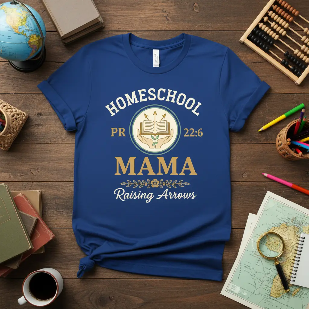 Homeschool Mama Raising Arrows T-Shirt Christian Gift