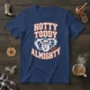 Hotty Toddy Gosh Almighty funny country saying t-shirt with retro cowboy mug graphic