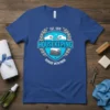 Housekeeping Service With Pride T-Shirt featuring an emblem with hands holding a key and folded towels