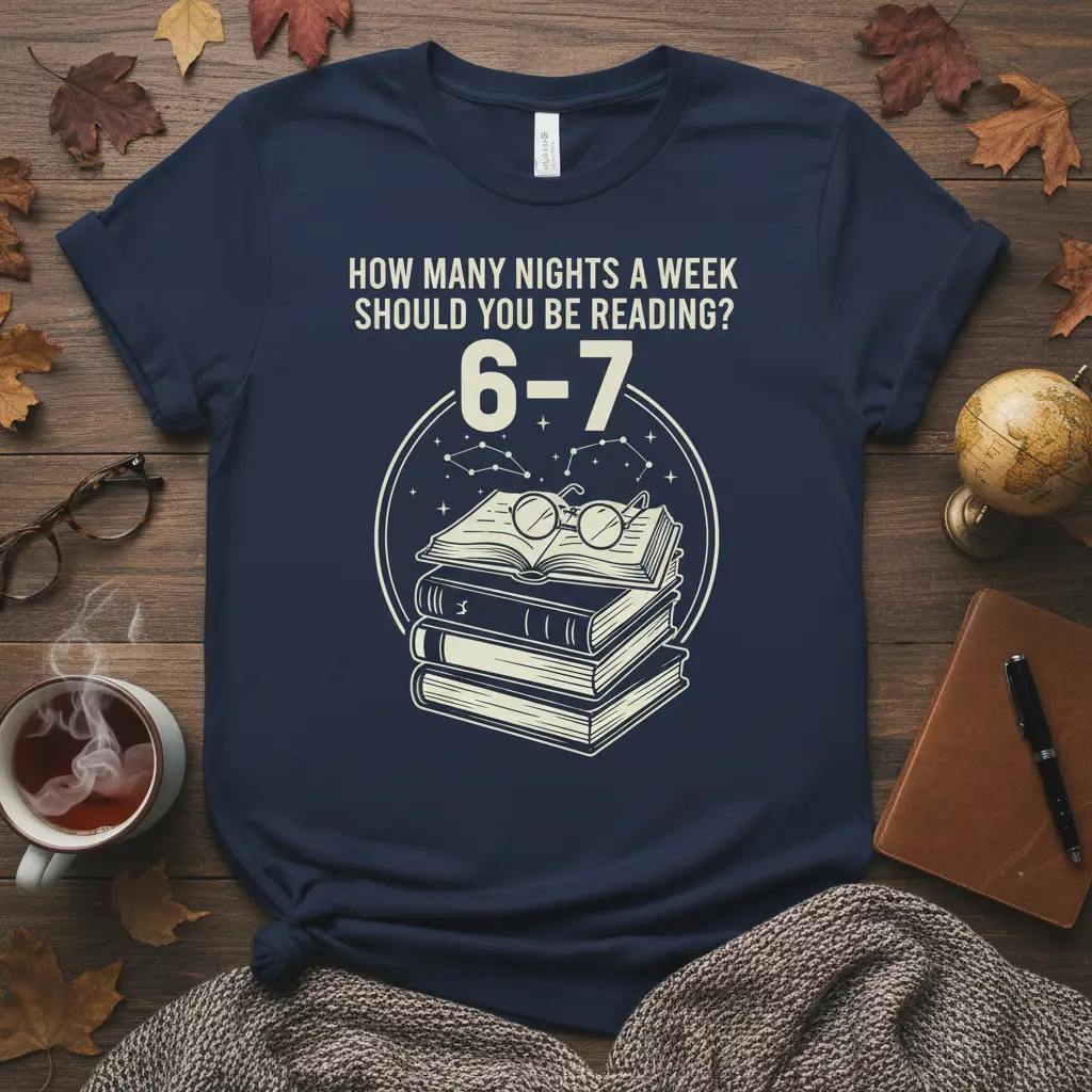 How Many Nights a Week Should You Be Reading? 6 7 T-Shirt