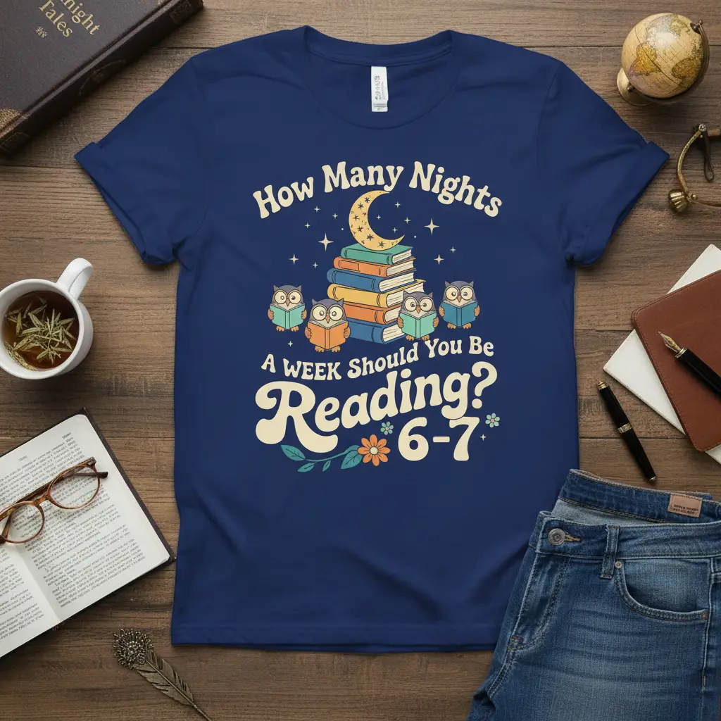 How Many Nights a Week Should You Be Reading? T-Shirt