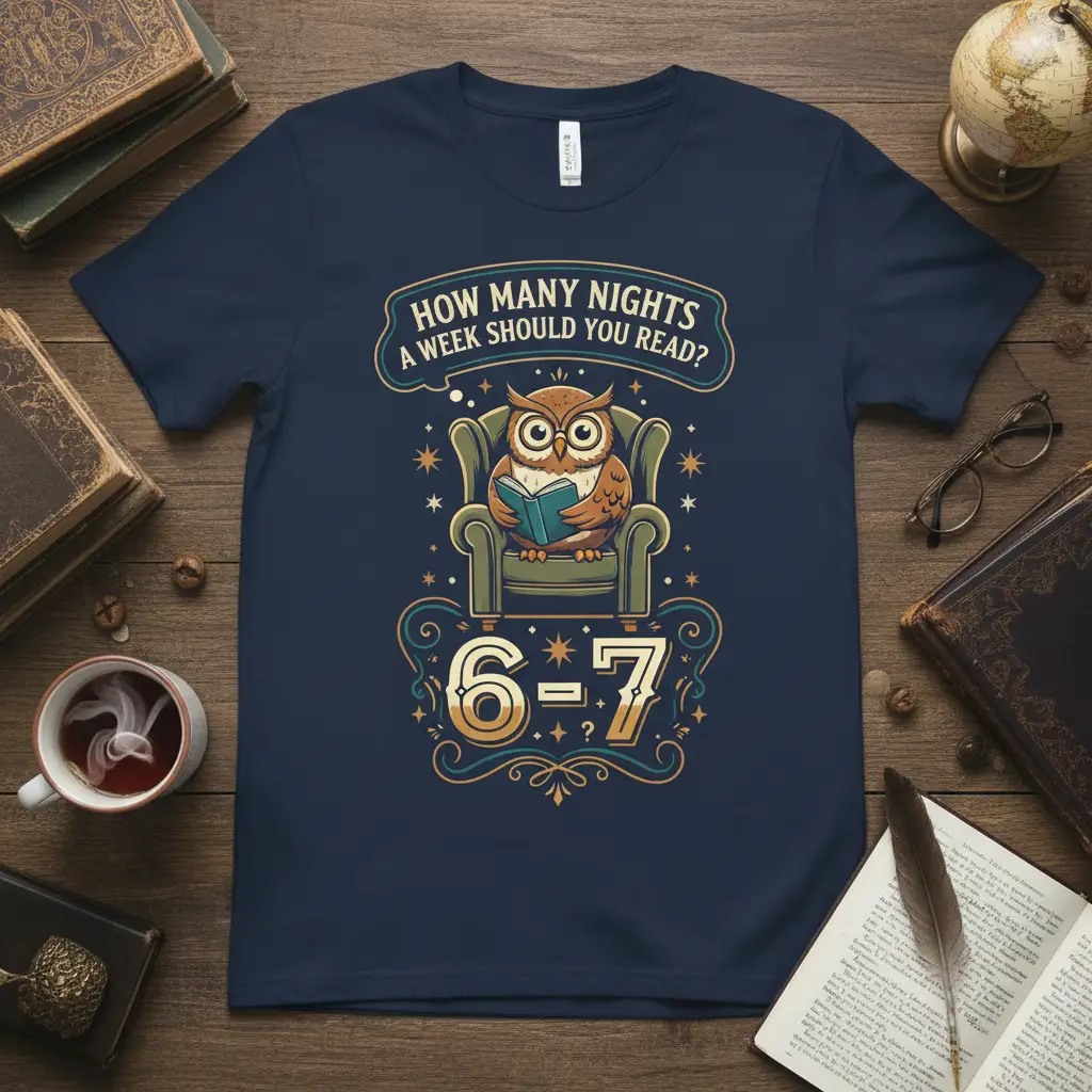 How Many Nights a Week Should You Read? Owl Tee