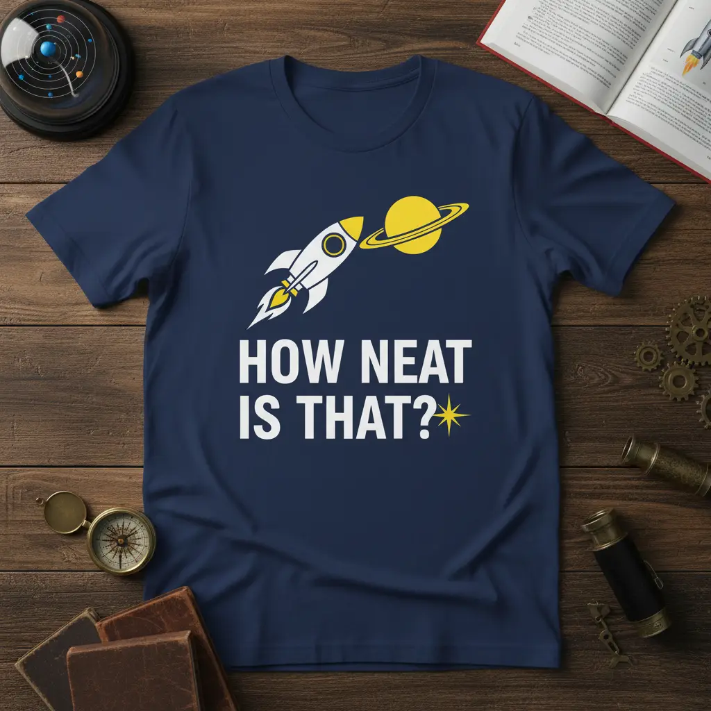 How Neat Is That? Rocket Space T-Shirt Funny Science Gift
