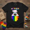 Human Pride Heart Hands unique graphic design printed on comfortable cotton t-shirt