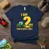 I AM 2 THIS text design featuring bold typography on quality t-shirt