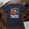 I Am My Ancestors Wildest Dream t-shirt featuring silhouettes of African faces and the continent map