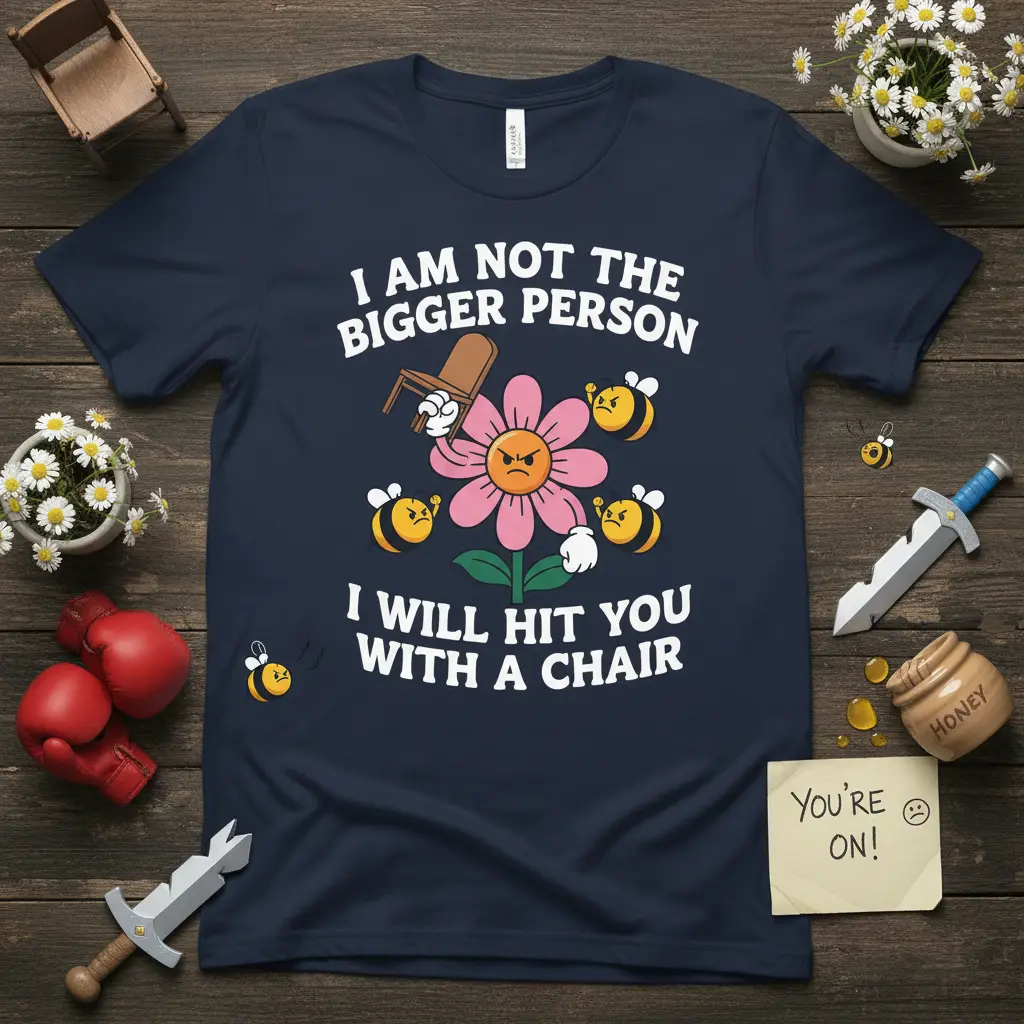 I Am Not the Bigger Person T-Shirt Funny Sarcastic Quote Gift