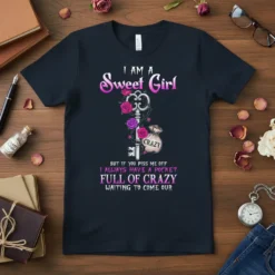 I Am A Sweet Girl But If You Piss Me Off I Always Have A Pocket Full Of Crazy T-Shirt
