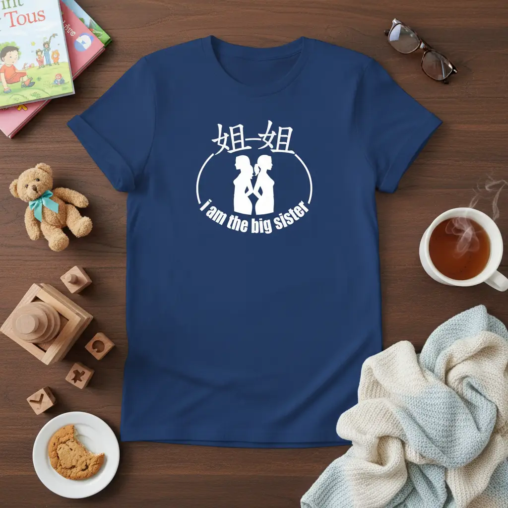I Am the Big Sister Tee Sweet Sibling Gift for Her