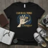 I CAN DO ALL THINGS PHILIPPIANS 4:13 Christian T-Shirt with hand and galaxy design
