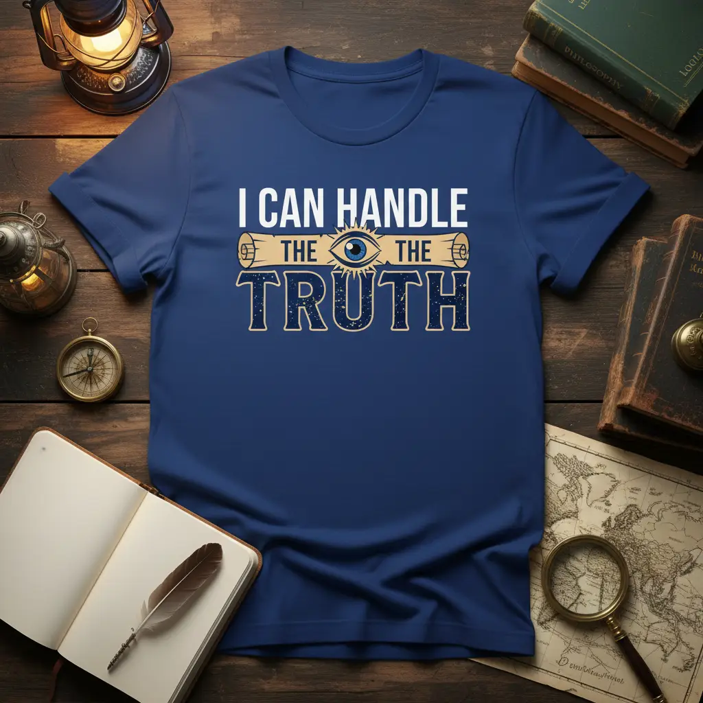 I Can Handle the Truth Eye Quote T-Shirt for Truth Seekers