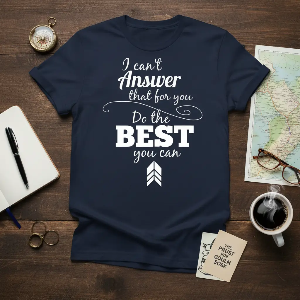 I Can’t Answer That for You Do the Best You Can T-Shirt
