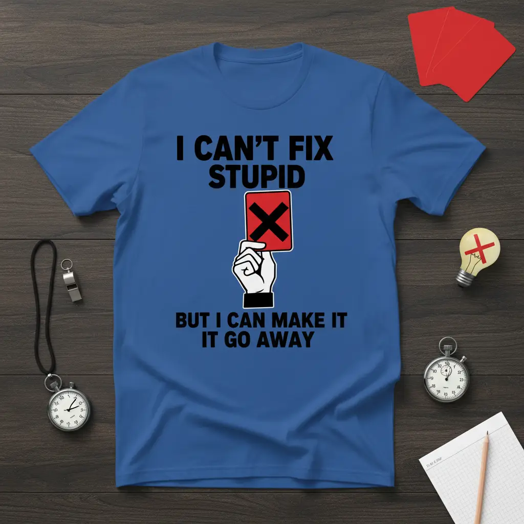 I Can’t Fix Stupid but I Can Make It Go Away Funny T-Shirt