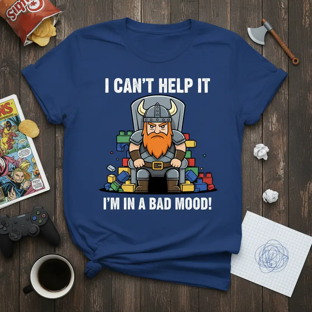 I Can’t Help It I’m in a Bad Mood! Viking T-Shirt