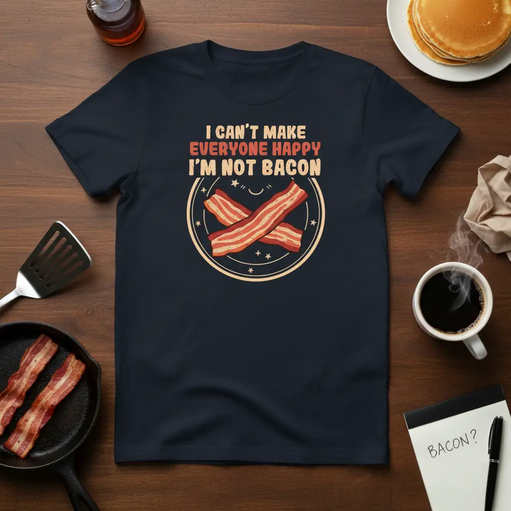 I Can’t Make Everyone Happy I’m Not Bacon Funny T-Shirt