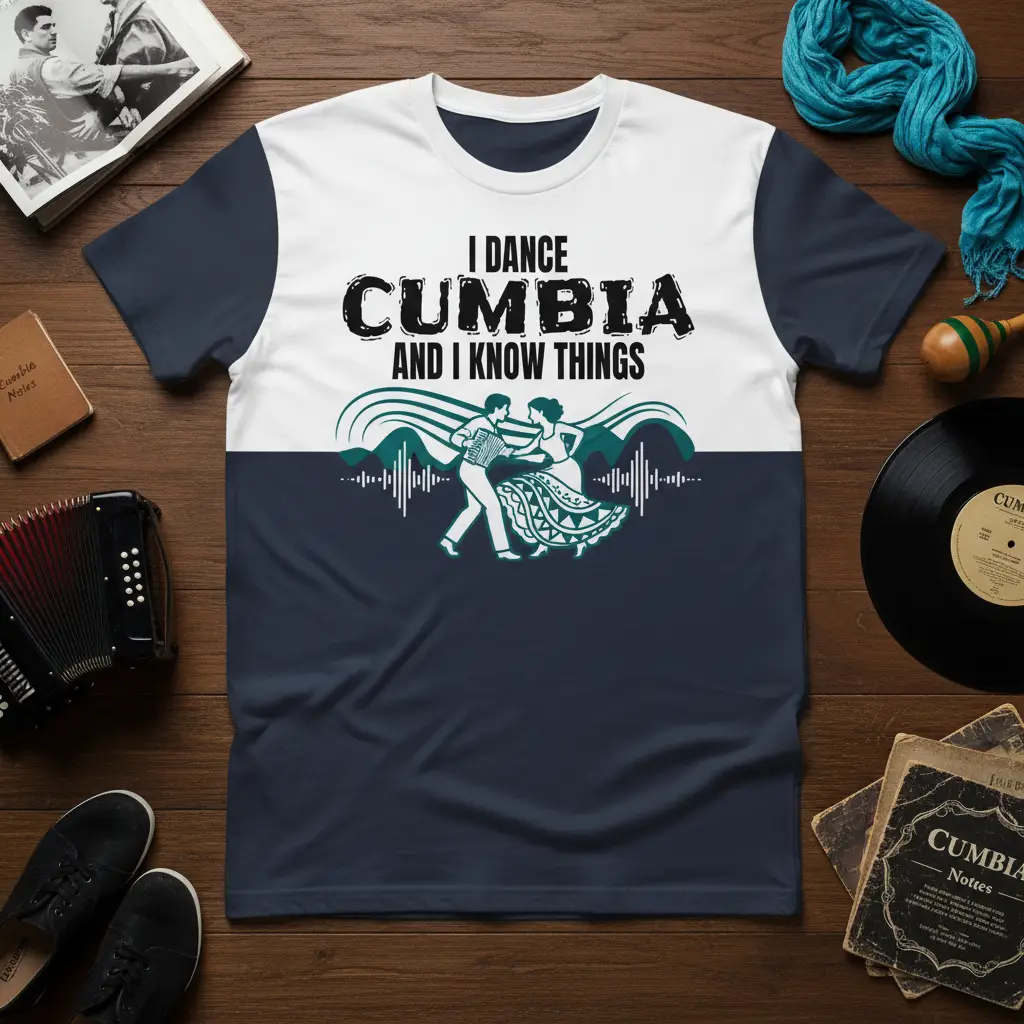 I Dance Cumbia and I Know Things T-Shirt Dance Lover Gift