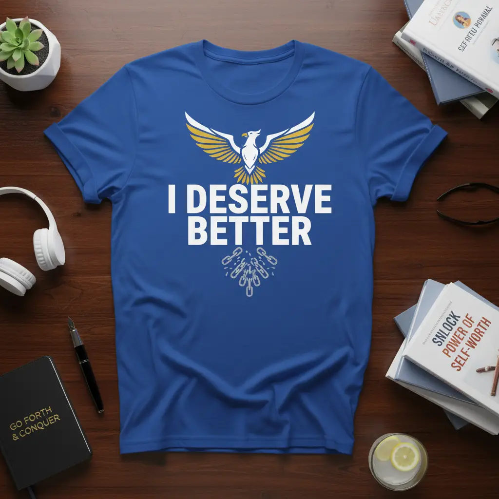 I Deserve Better Quote T-Shirt Motivational Gift for Her