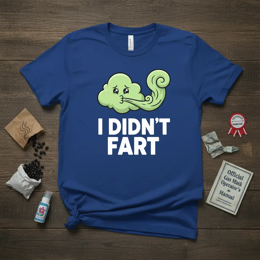 I Didn’t Fart Funny Quote T-Shirt Hilarious Gag Gift Idea