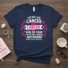 I Do Not Like Cancer T-Shirt featuring pink ribbons and the phrase "I Do Not Like Cancer Here or There