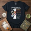 T-shirt with "I Don't Always Herdy Dur Mur Flerpty Floopin" quote and a cartoon Swedish Chef holding kitchen utensils