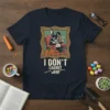 I Don't Carrot All funny bunny with coffee and carrots t-shirt design