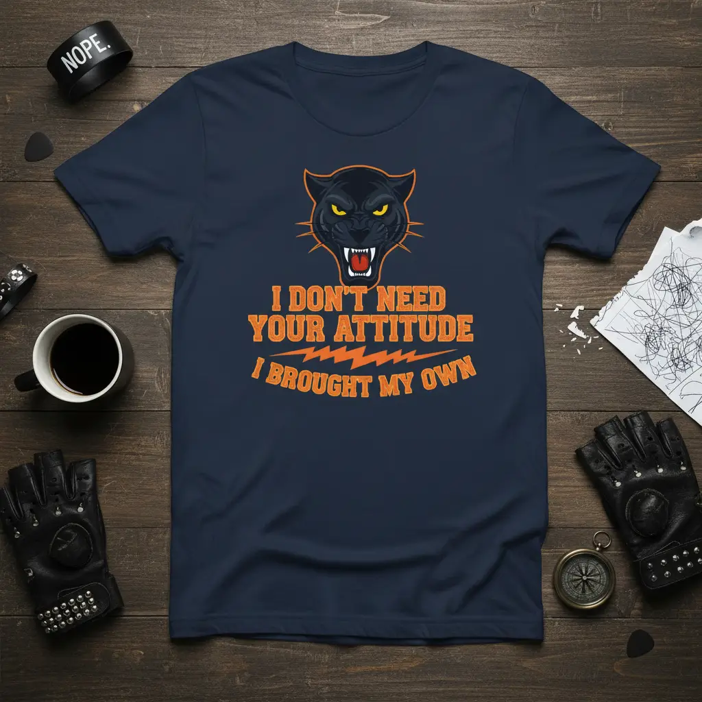 I Don’t Need Your Attitude T-Shirt Sarcastic Quote Gift