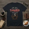 I Don't Need A Valentine I Need Coffee T-Shirt with heart and coffee cup graphic