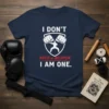 I Don't Need a Weapon I Am One t-shirt with martial arts crest and fighter graphic
