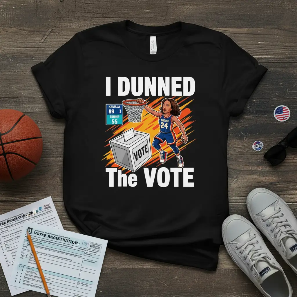 I Dunned the Vote Kamala Harris Basketball T-Shirt Election Gift
