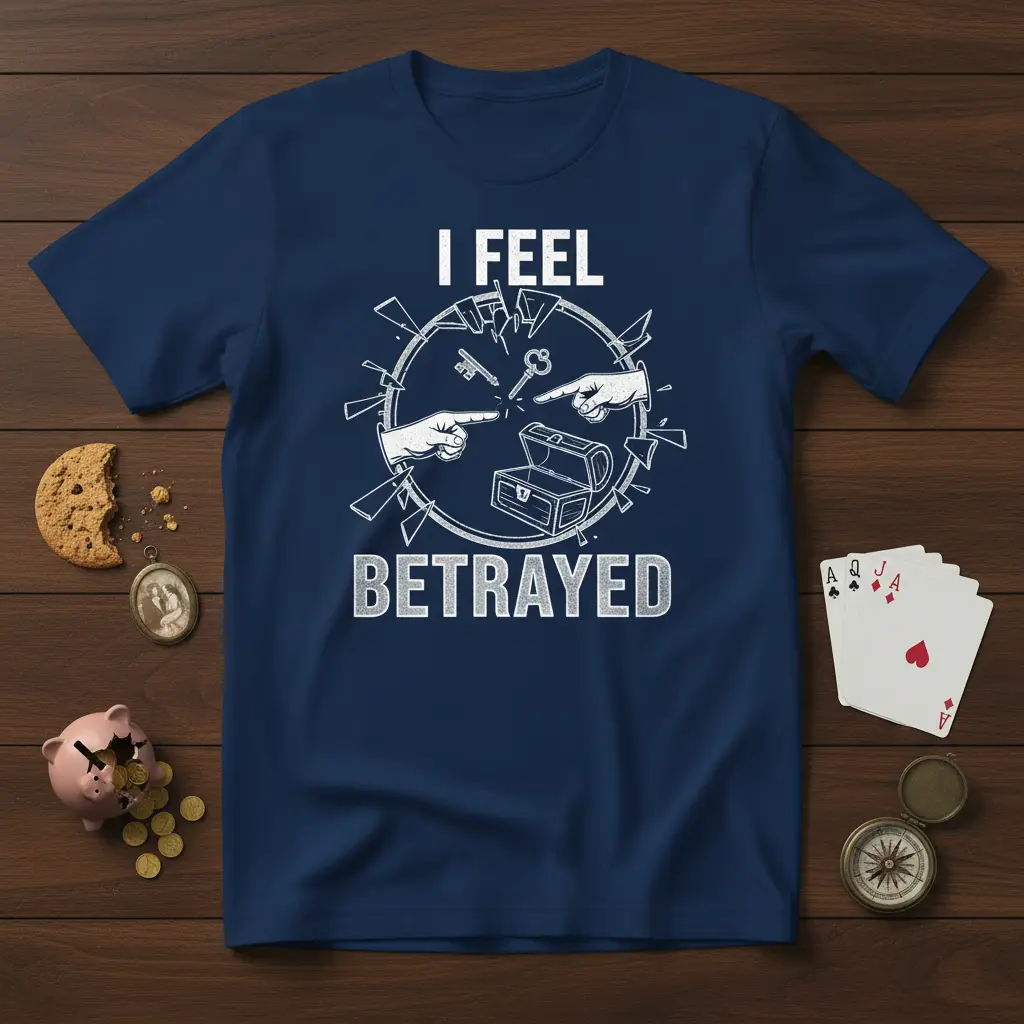 I Feel Betrayed Funny Sarcastic Quote T-Shirt