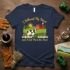 I Followed My Heart and It Led Me to the Farm t-shirt with cow, barn, and sun graphic