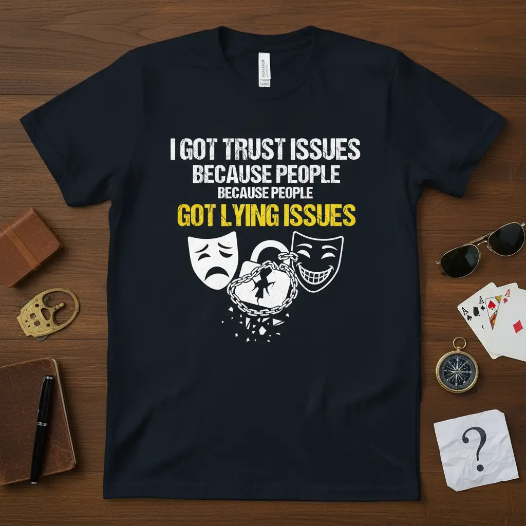 I Got Trust Issues Because People Got Lying Issues T-Shirt