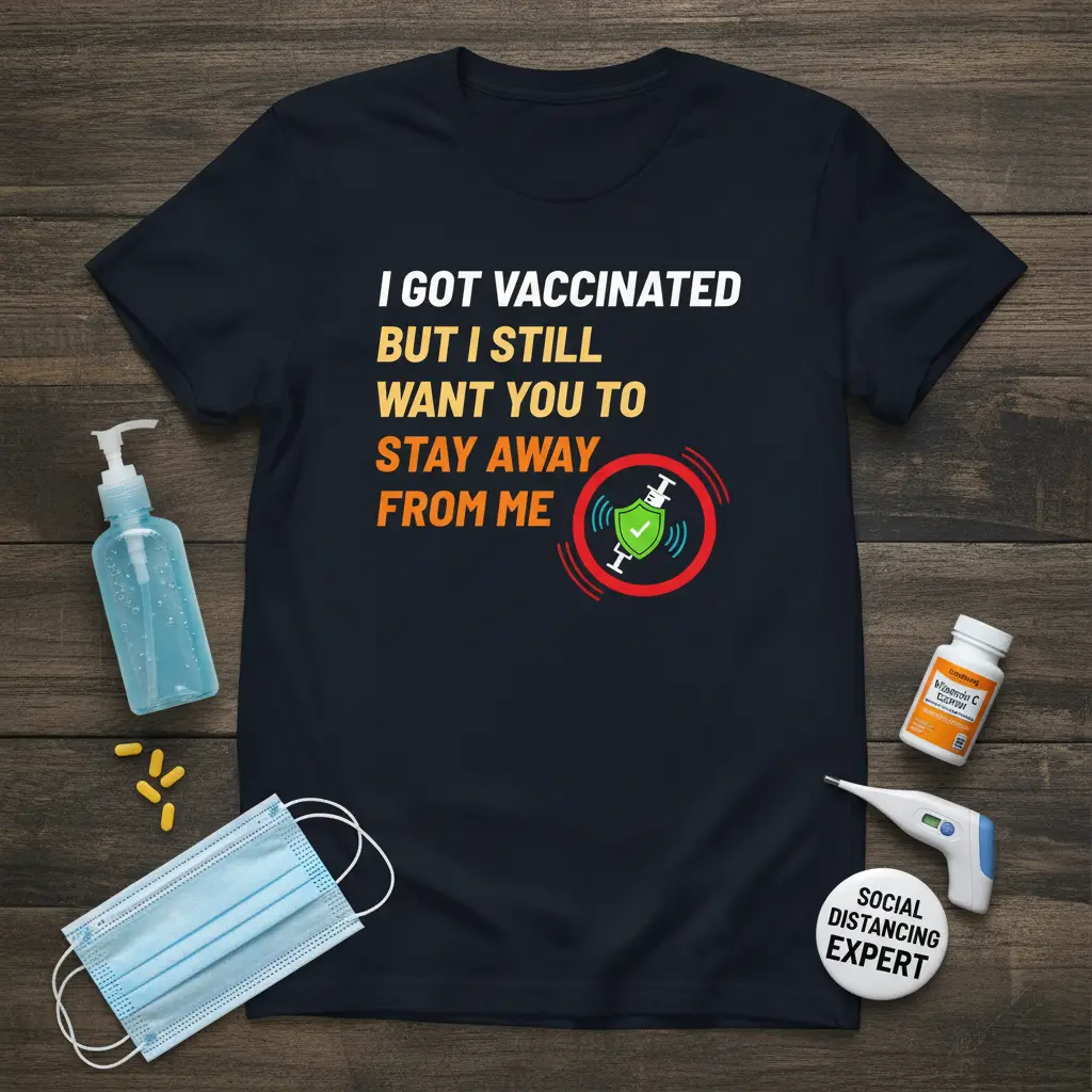 I Got Vaccinated but I Still Want You to Stay Away From Me Tee