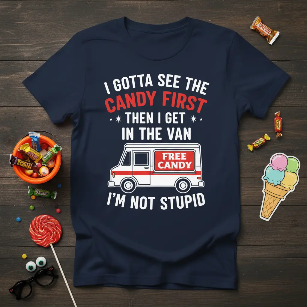 I Gotta See the Candy First Then I Get in the Van Tee