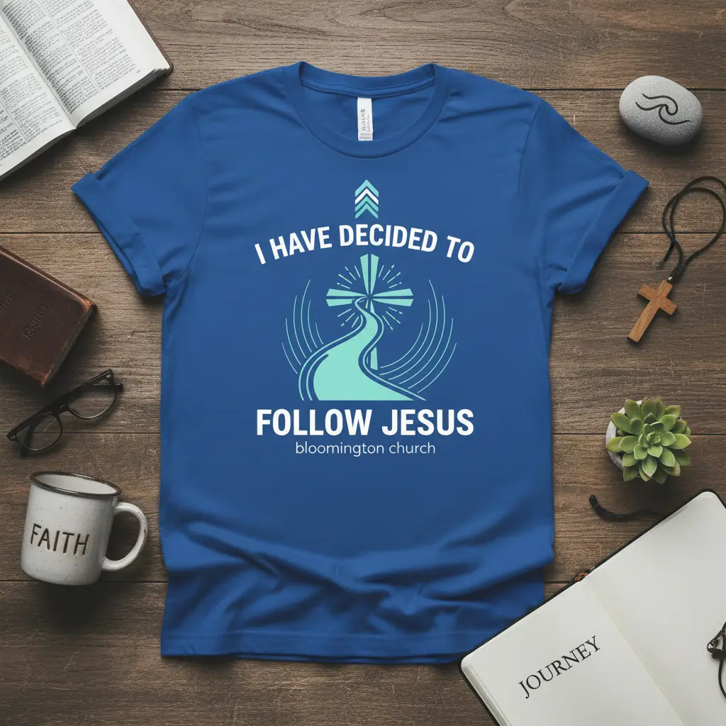 I Have Decided to Follow Jesus Christian T-Shirt Gift