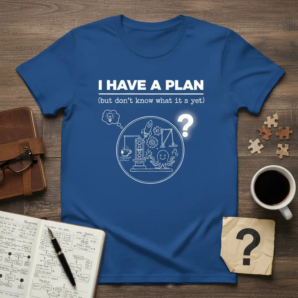I Have a Plan but Don’t Know What It’s Yet T-Shirt