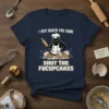 I Just Baked You Some Shut The Fucupcakes T-Shirt featuring a black cat chef holding a rolling pin surrounded by