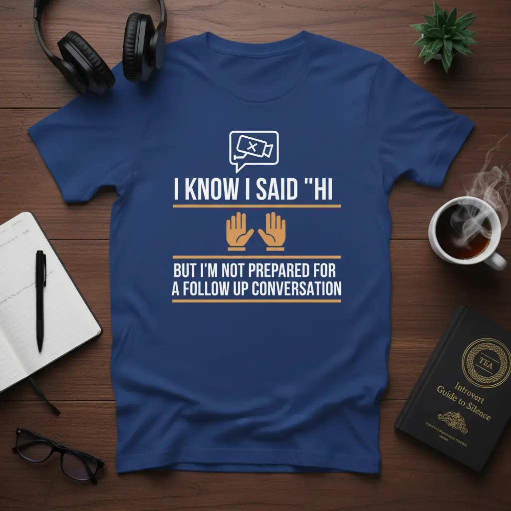 I Know I Said Hi but I’m Not Prepared for a Follow Up Conversation Tee
