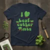 I Love Leaf Cutter Ants T-Shirt with green text and red ants design