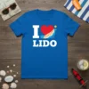 I Love Lido T-Shirt eye-catching graphic design printed on comfortable cotton t-shirt