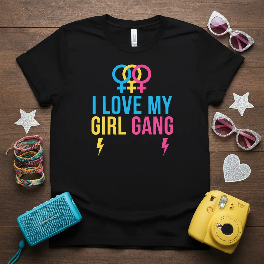 I Love My Girl Gang Pride T-Shirt Friendship Gift