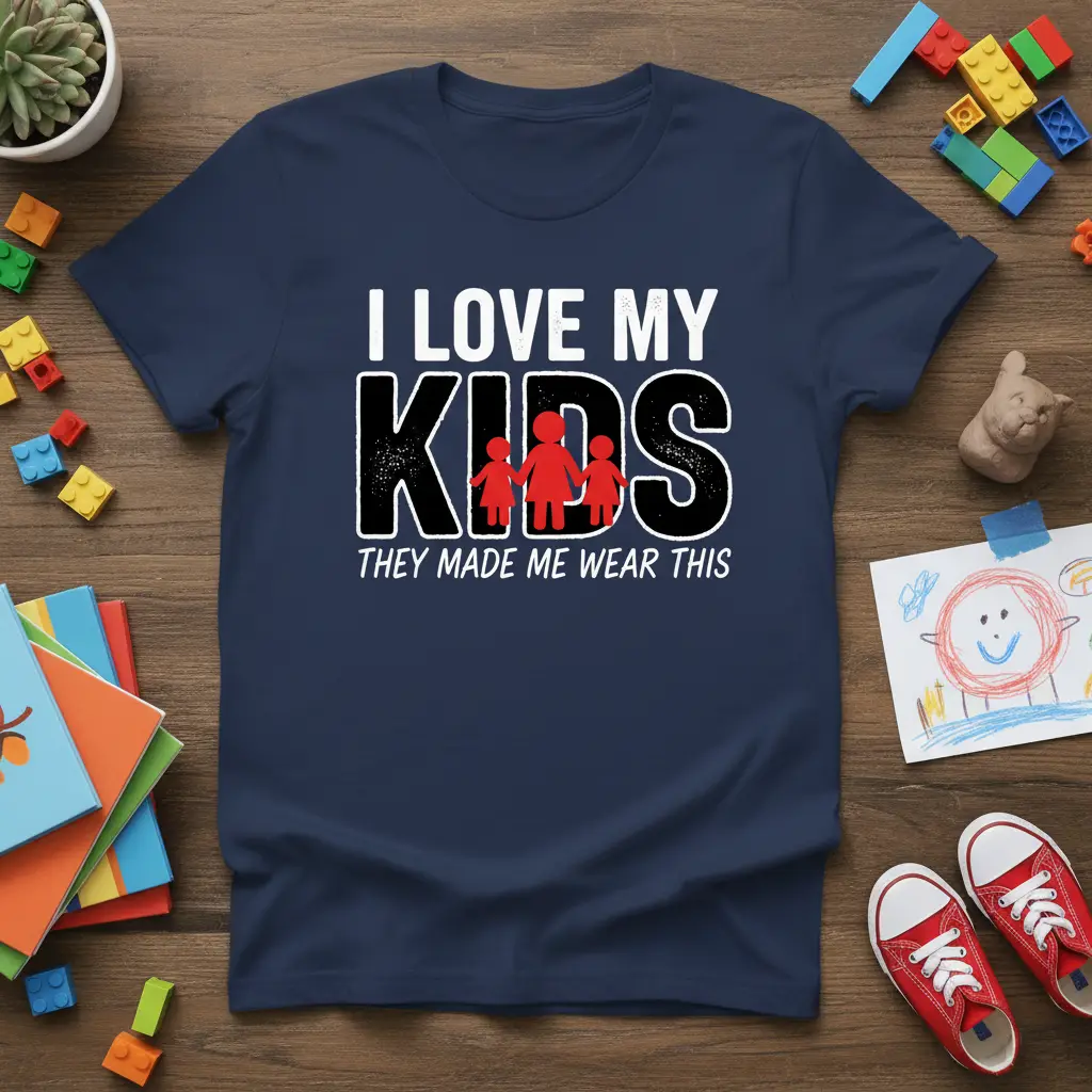 I Love My Kids They Made Me Wear This T-Shirt