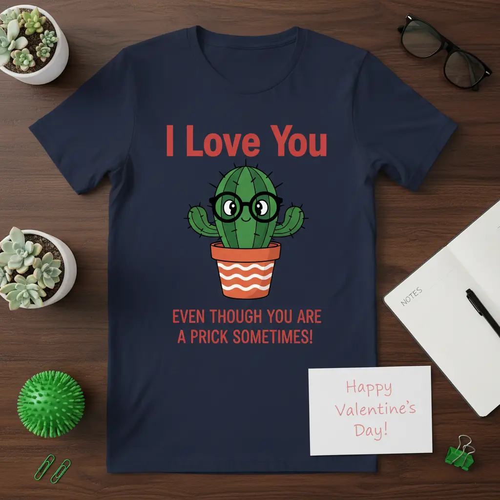 I Love You Even Though You Are a Prick Sometimes! Tee