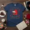 T-shirt with the text "I LOVE YOU LIKE A FAT KID LOVES CAKE" and a cartoon child holding a slice