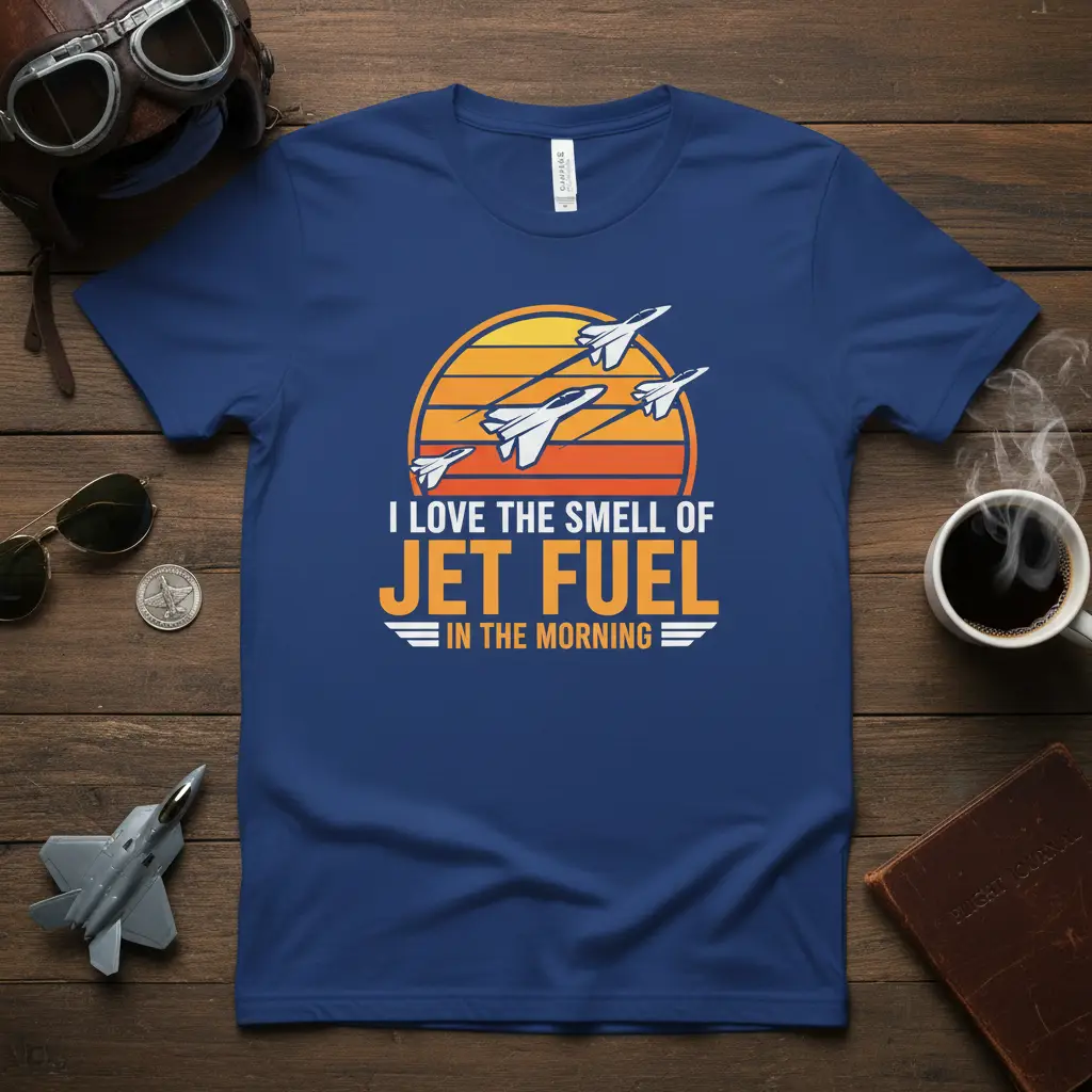 I Love the Smell of Jet Fuel in the Morning T-Shirt