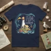T-shirt with "I May Look Like I'm Listening But I'm Thinking About Lighthouse" quote and a lighthouse graphic illustration