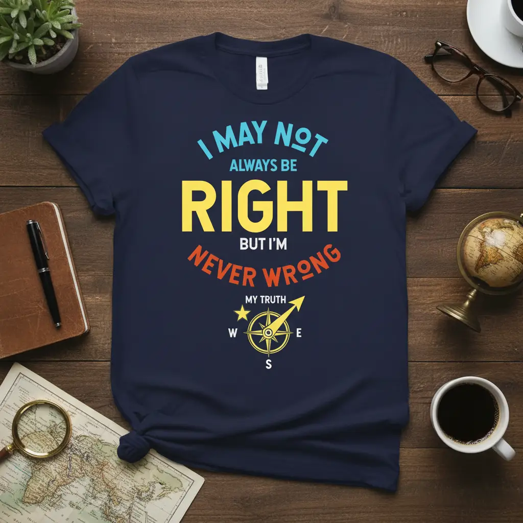 I May Not Always Be Right but I’m Never Wrong T-Shirt