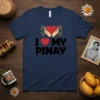 I ❤️ MY PINAY T-Shirt design with hands holding a heart and bold black text, celebrating Filipino pride