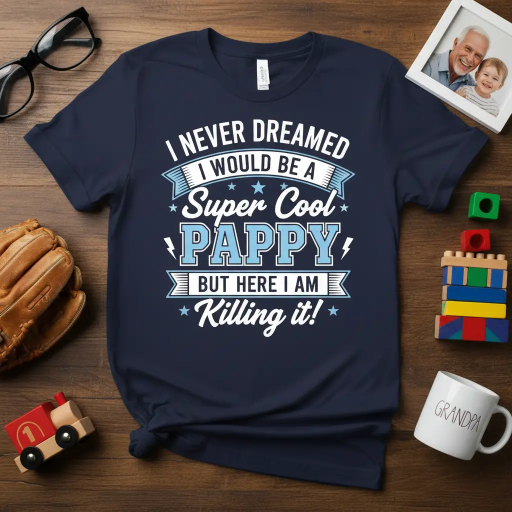 I Never Dreamed I Would Be a Super Cool Pappy T-Shirt